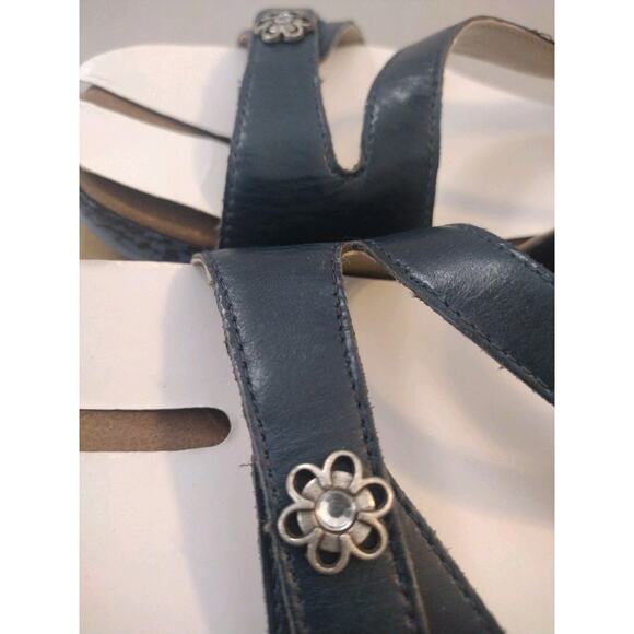 Romika Blue (Jeans)Leather Adjustable Slingback Sandals Fidschi US 6-6.5/EU 37 - Picture 6 of 13